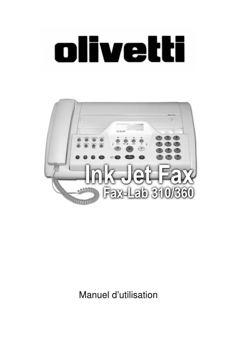 Image de la première page du manuel de l'appareil Fax-Lab 310 SMS
