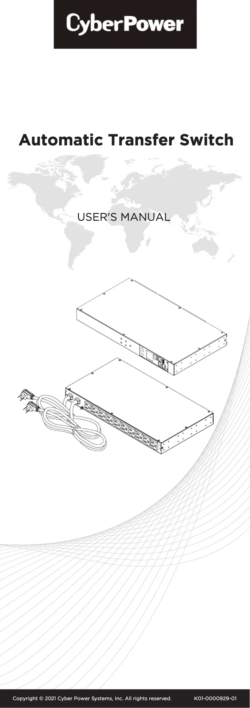 Image de la première page du manuel de l'appareil PDU24006