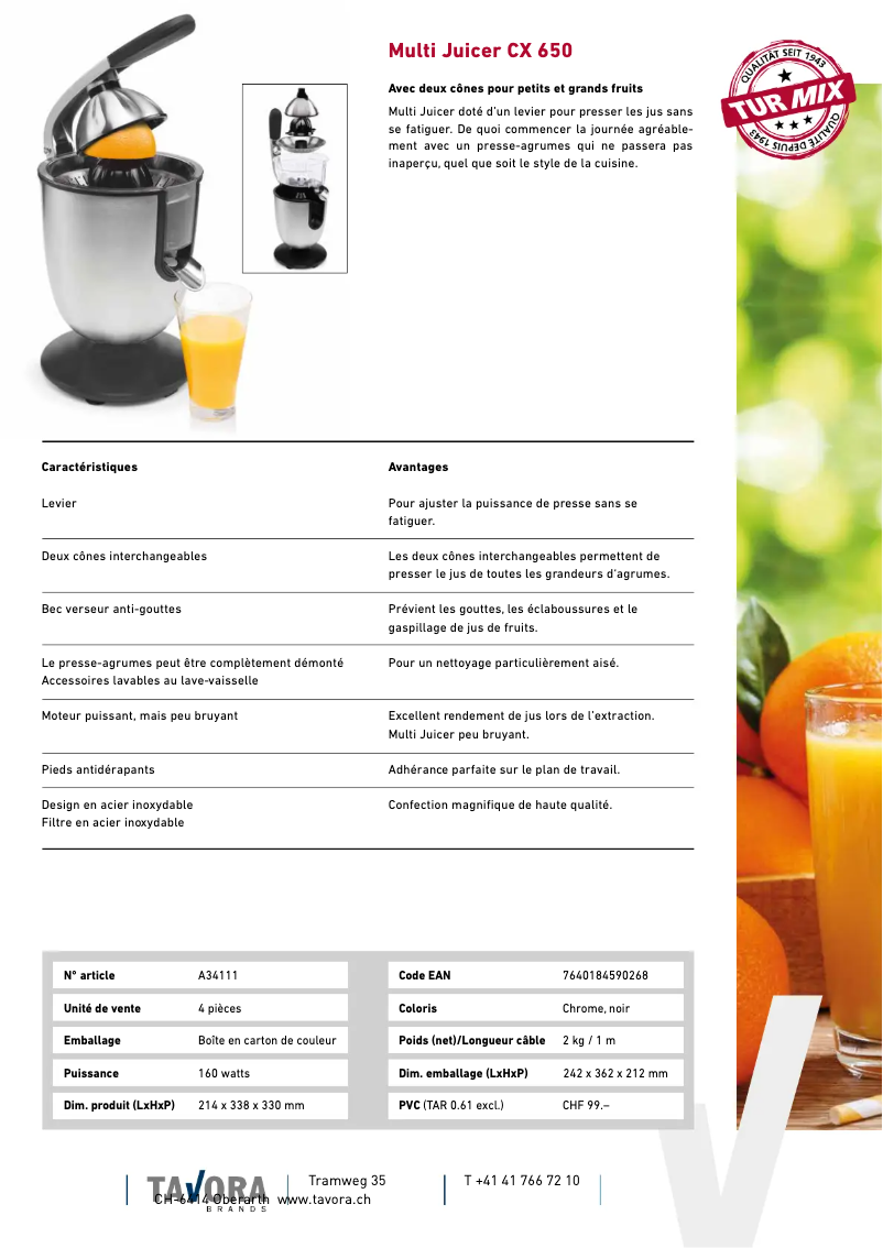 Image de la première page du manuel de l'appareil CX 650