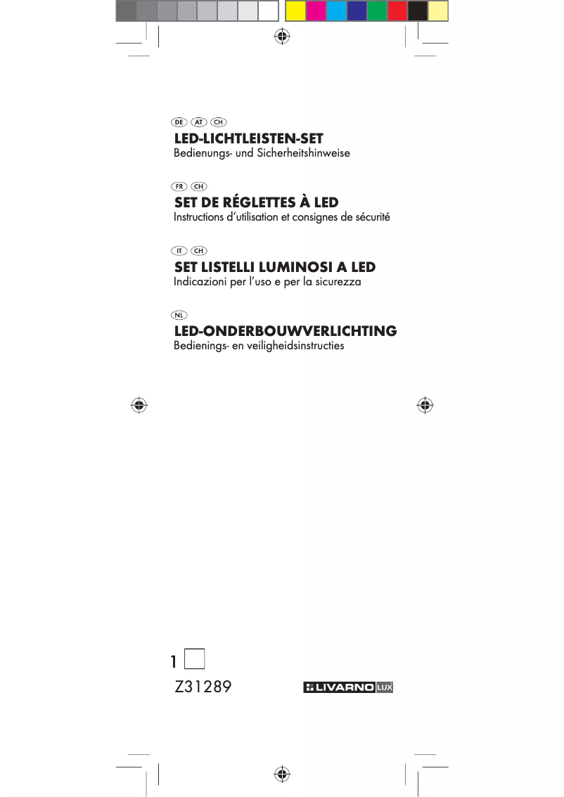 Page 1 de la notice Manuel utilisateur Livarno Lux IAN 91935