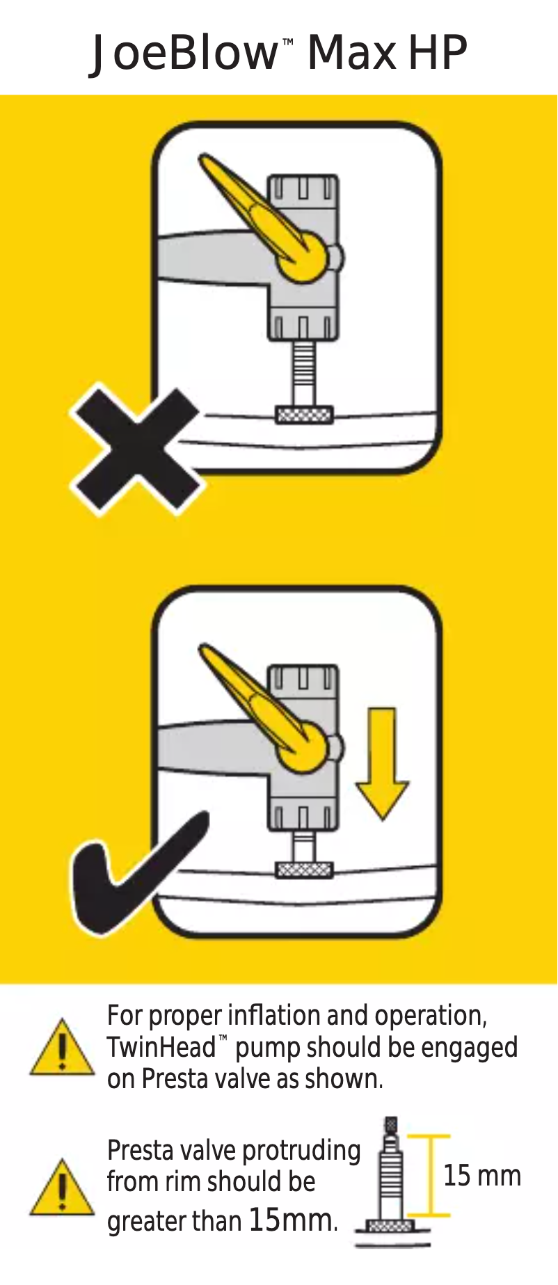 Page n°1 - Manuel utilisateur Topeak JoeBlow Max HP