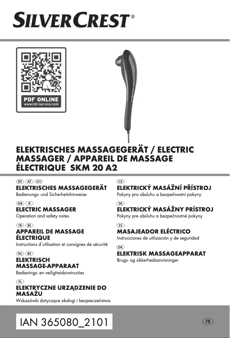 Page 1 de la notice Manuel utilisateur SilverCrest SKM 20 A2