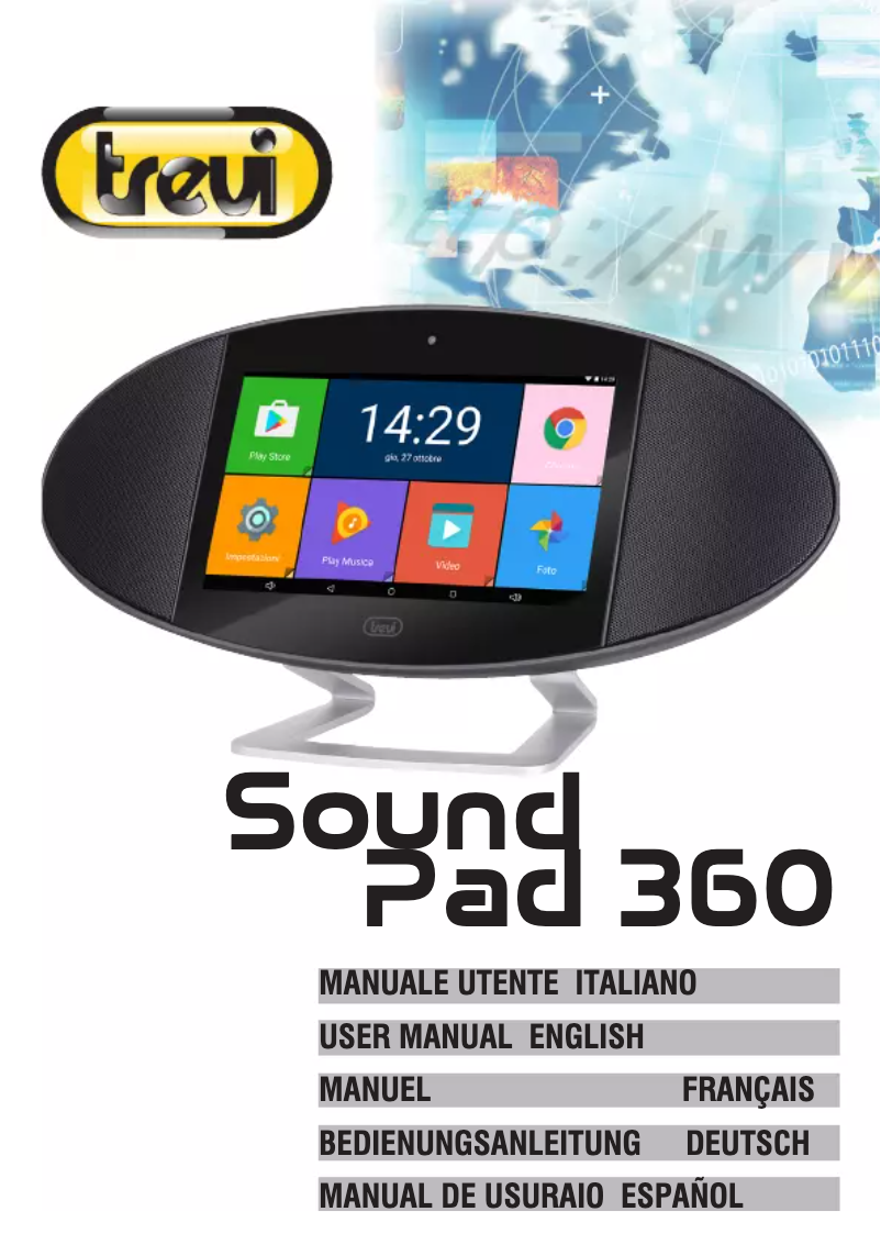 Page n°1 - Manuel utilisateur Trevi TAB 0SP36000