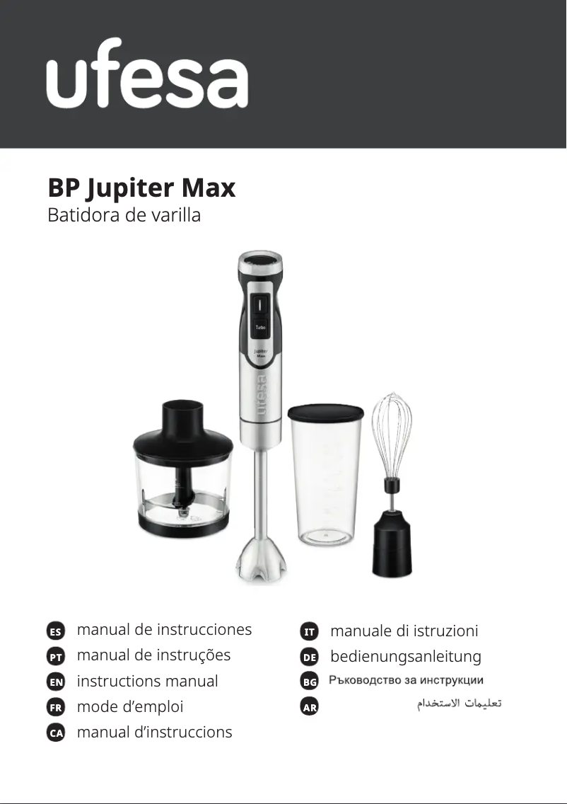Page n°1 - Manuel utilisateur Ufesa LCD Jupiter Max