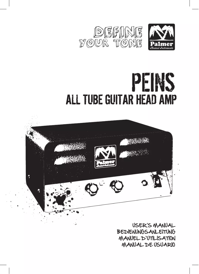 Page n°1 - Manuel utilisateur Palmer Peins