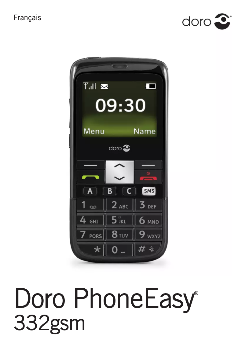 Page 1 de la notice Manuel utilisateur Doro PhoneEasy 332gsm