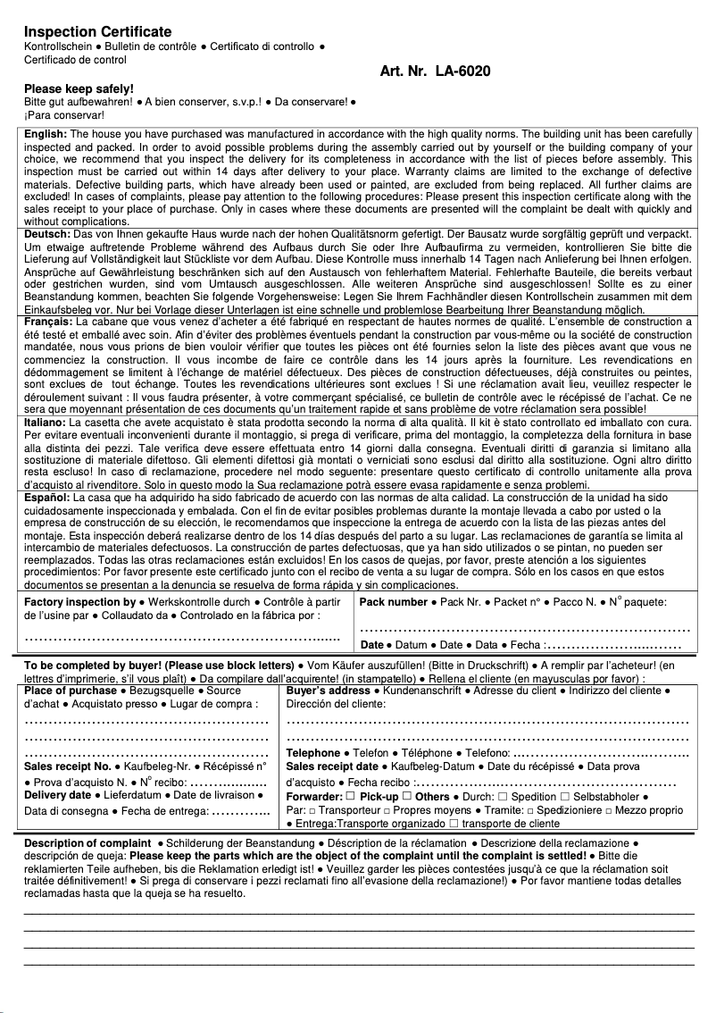 Página 1 del manual Manual de usuario Palmako Karl
