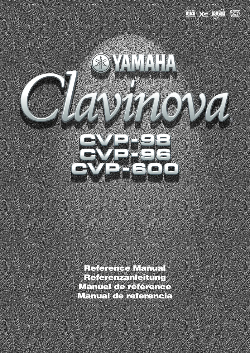 Page n°1 - Manuel utilisateur Yamaha Clavinova CVP-96