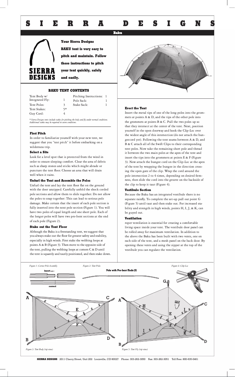 Imagen de la primera página del manual del dispositivo Baku