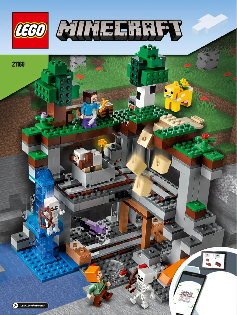 Page n°1 - Manuel utilisateur Lego Minecraft 21169