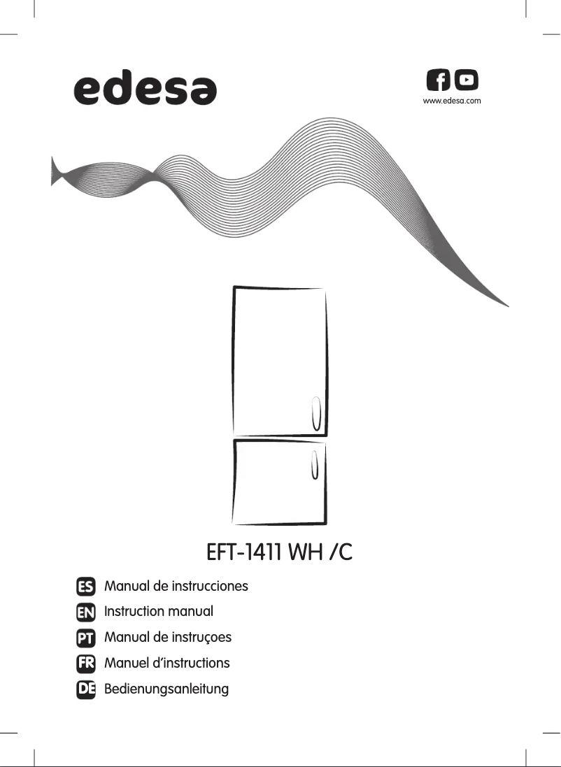Page n°1 - Manuel utilisateur Edesa EFT-1411 WH