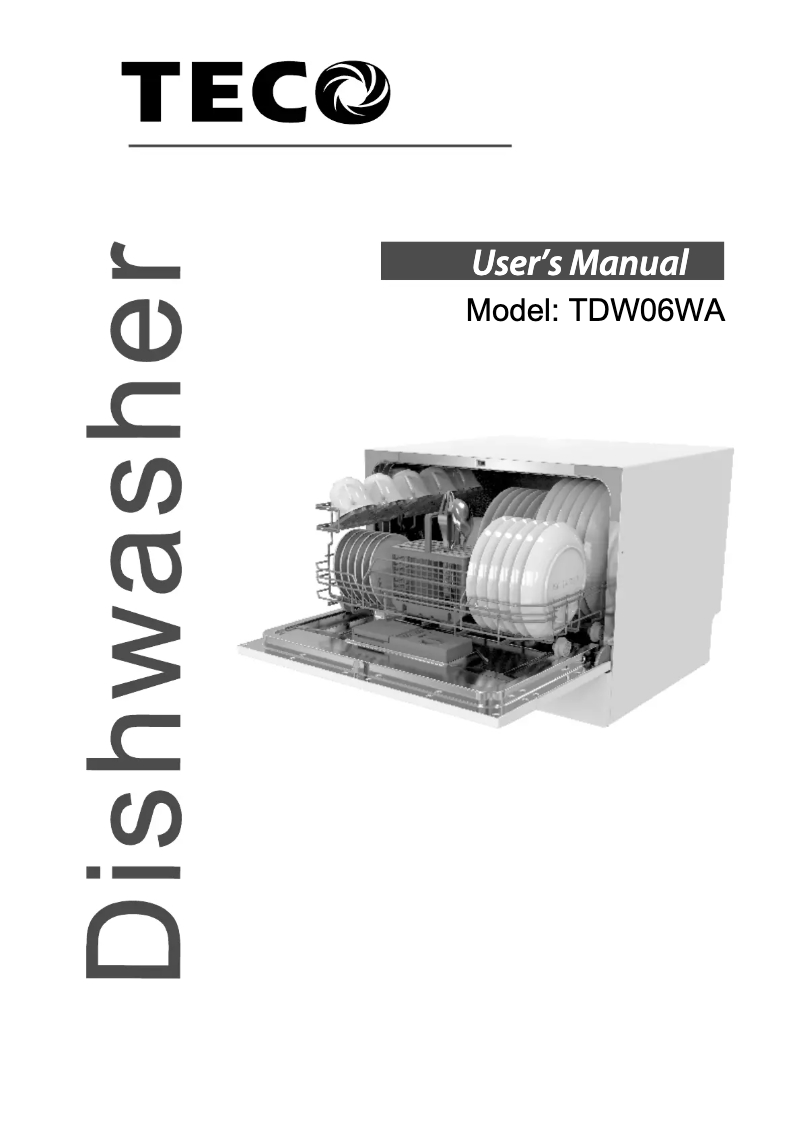 Page n°1 - Manuel utilisateur Teco TDW06WA