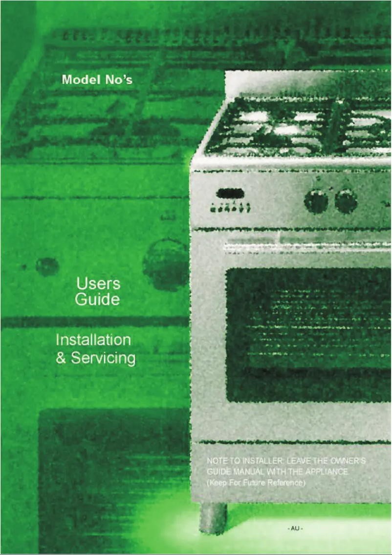 Page 1 de la notice Manuel utilisateur Artusi AFG915BKP