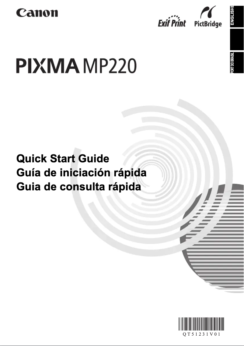 Page n°1 - Manuel utilisateur Canon Pixma MP220