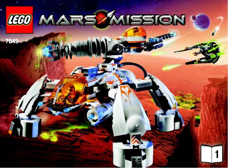 Page n°1 - Manuel utilisateur Lego Mars Mission  7649