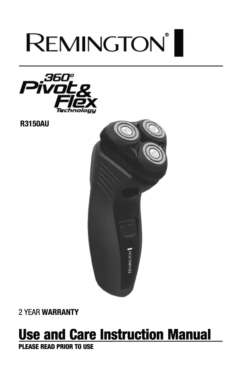 Image de la première page du manuel de l'appareil Precision X-System R3150AU