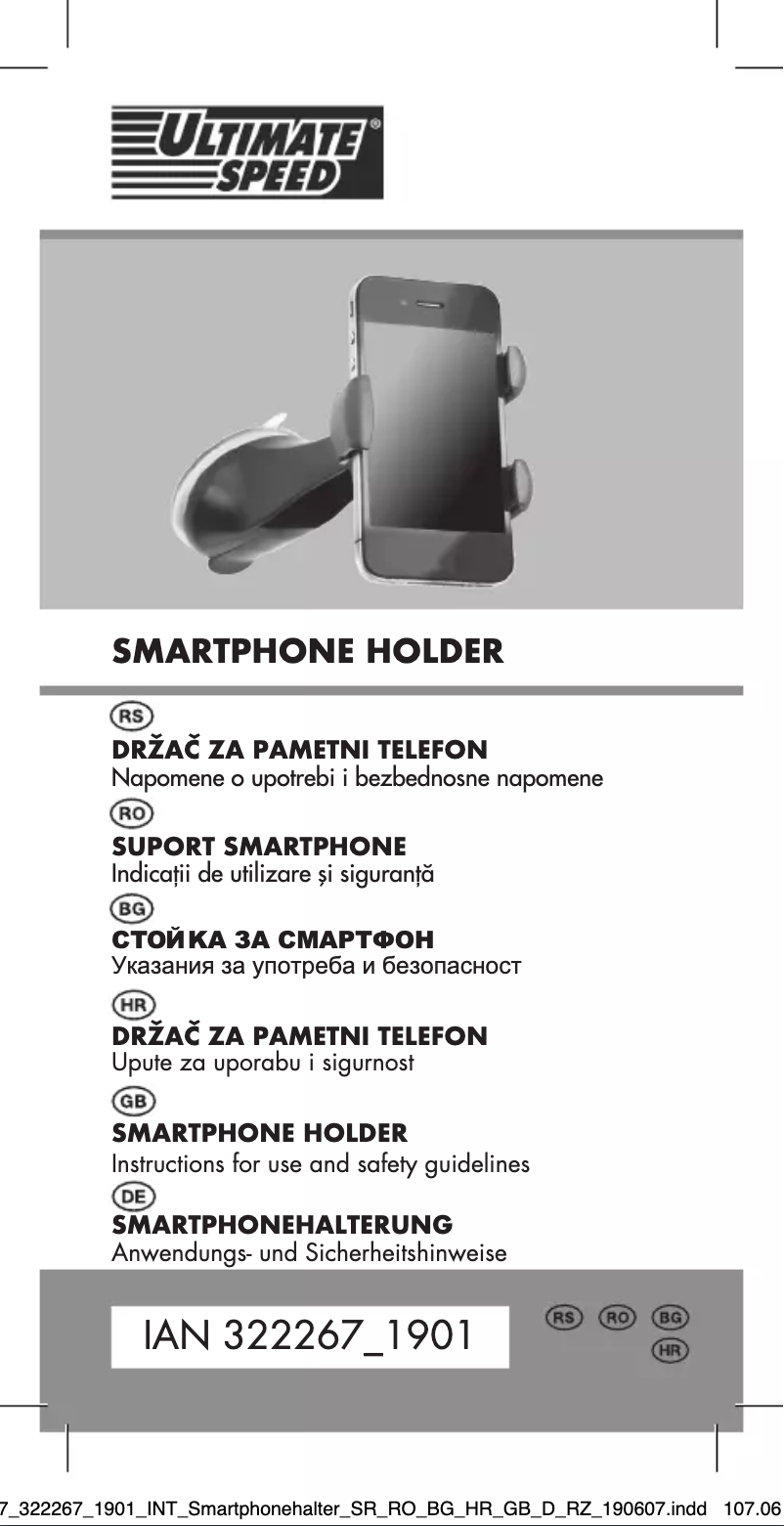 Page n°1 - Manuel utilisateur Ultimate Speed IAN 322267