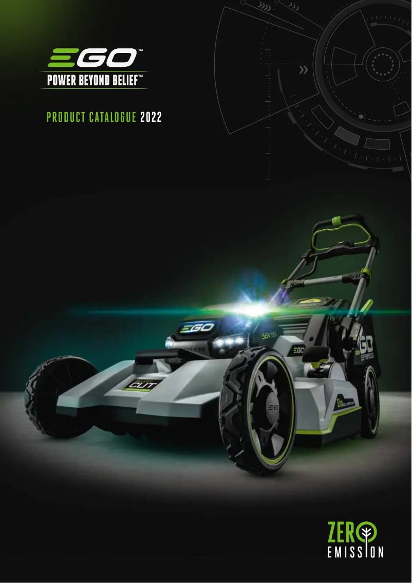 Page 1 de la notice Manuel utilisateur EGO LB5300E