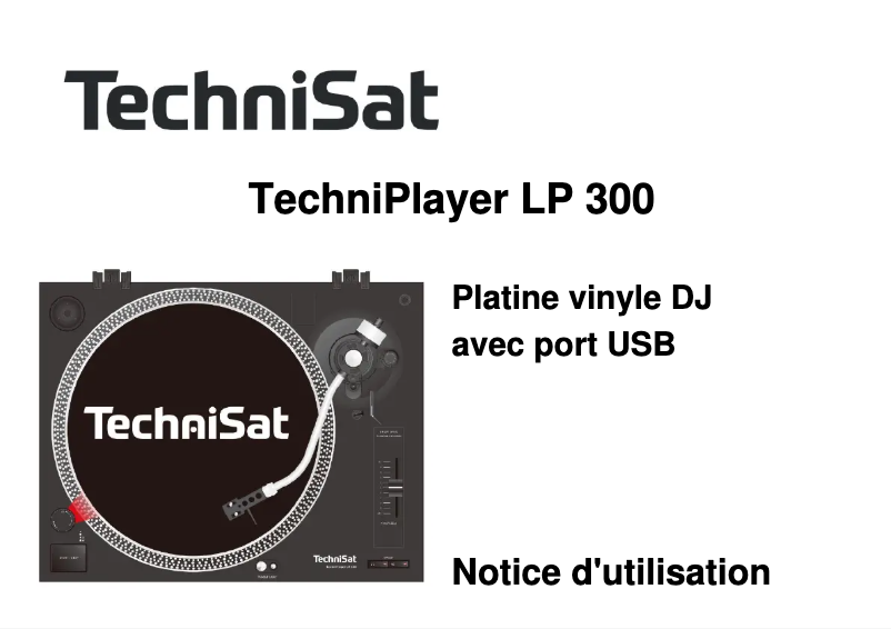 Page 1 de la notice Manuel utilisateur TechniSat TechniPlayer LP 300