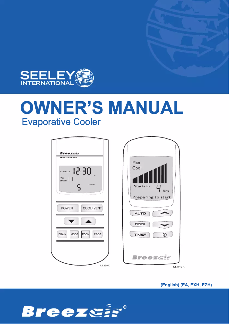 Page n°1 - Manuel utilisateur Breezair EX Series