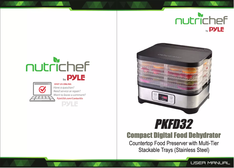 Page n°1 - Manuel utilisateur Nutrichef PKFD32