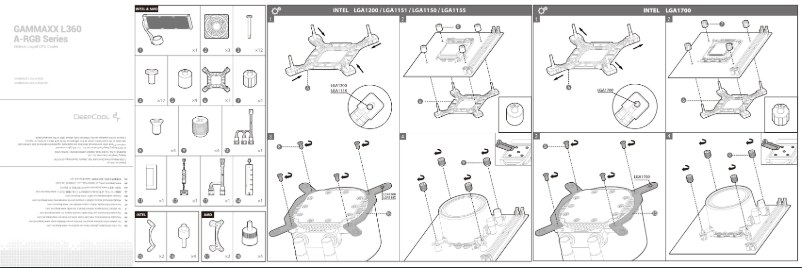 Image de la première page du manuel de l'appareil Gammaxx L360 ARGB