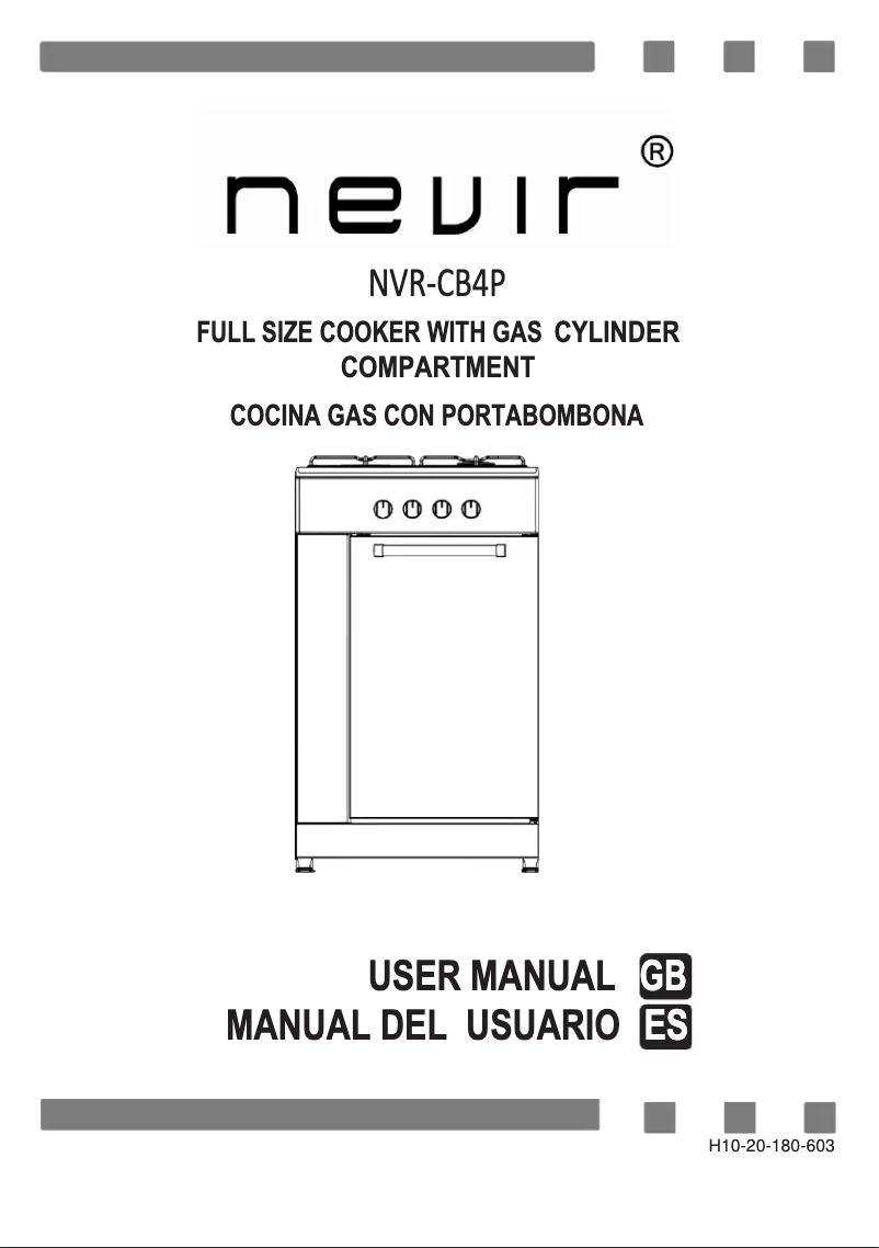 Page 1 de la notice Manuel utilisateur Nevir NVR-CB4P