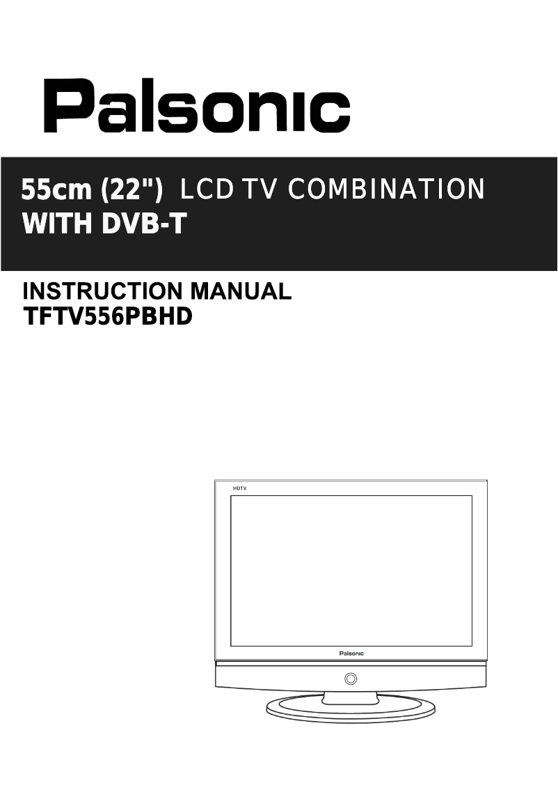 Page n°1 - Manuel utilisateur Palsonic TFTV556PBHD