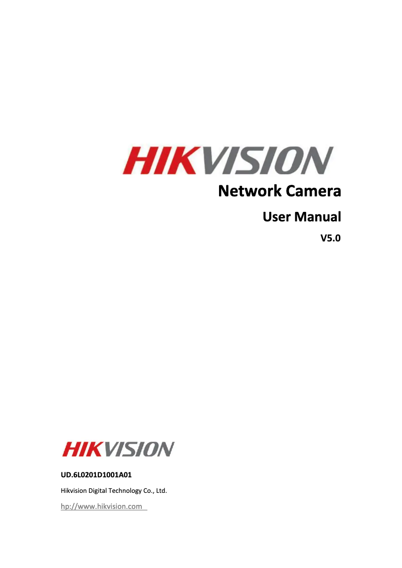 Page n°1 - Manuel utilisateur Hikvision DS-2CD2032-I