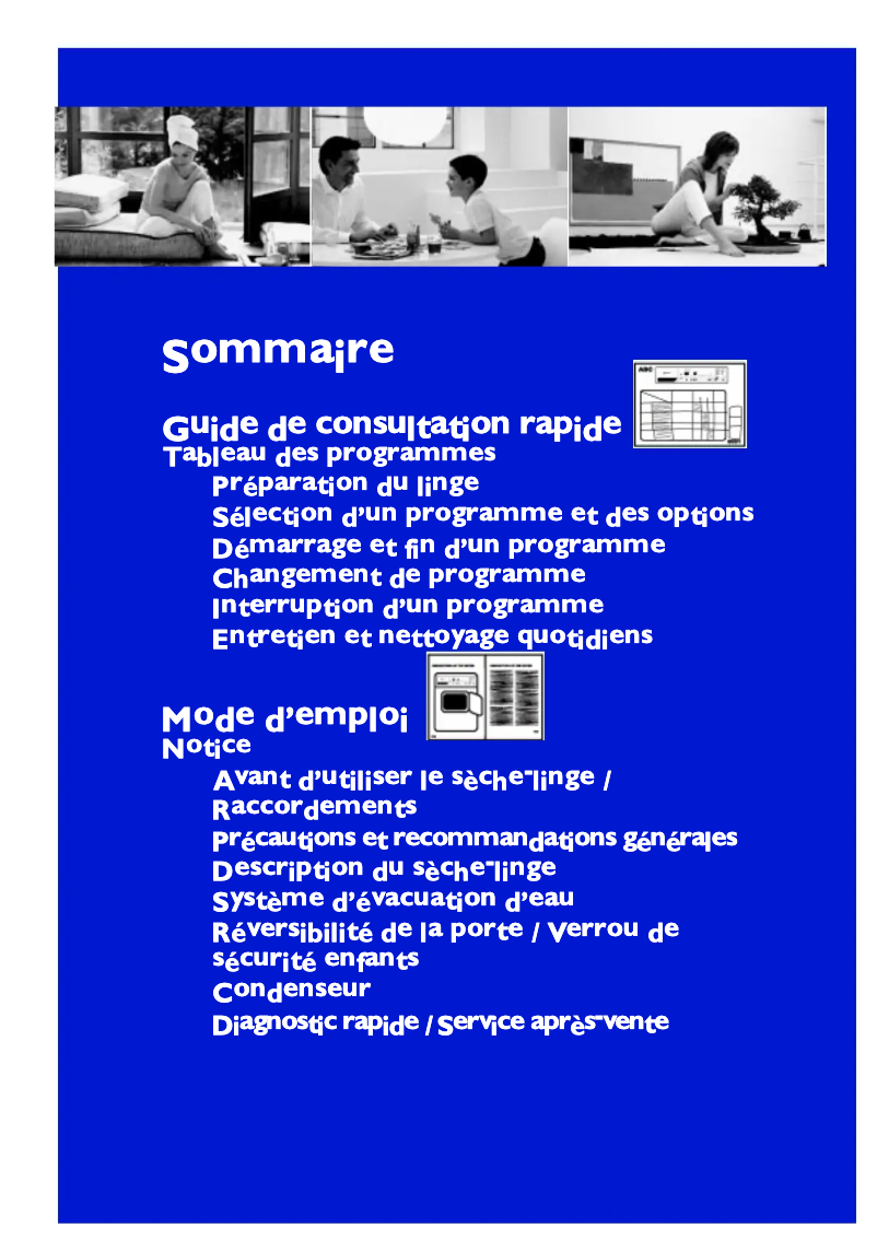 Image de la première page du manuel de l'appareil TRK excellence