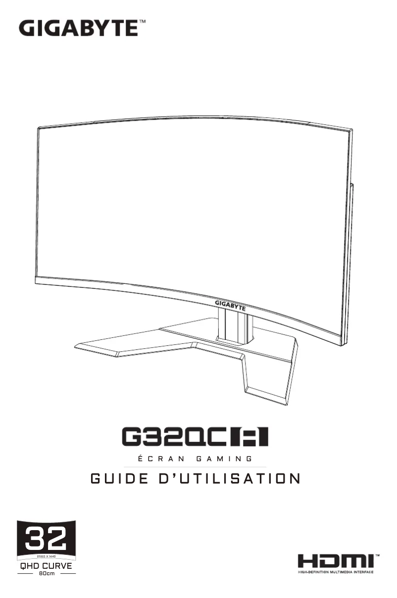 Page n°1 - Manuel utilisateur Gigabyte G32QC A