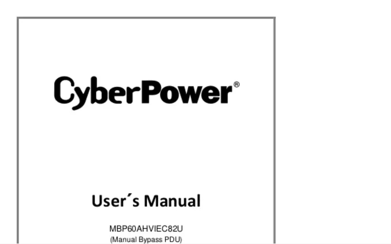 Página 1 del manual Manual de usuario CyberPower MBP60AHVIEC82U