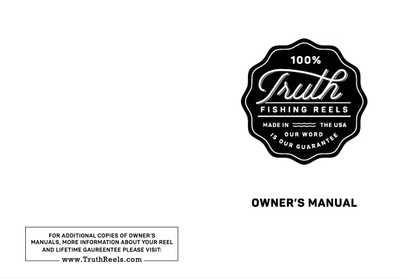 Page n°1 - Manuel utilisateur Truth SS