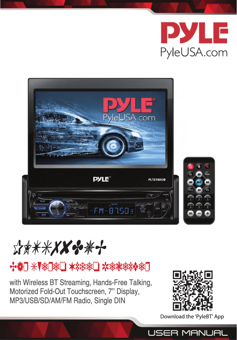 Page 1 de la notice Manuel utilisateur Pyle PLTS78DUB