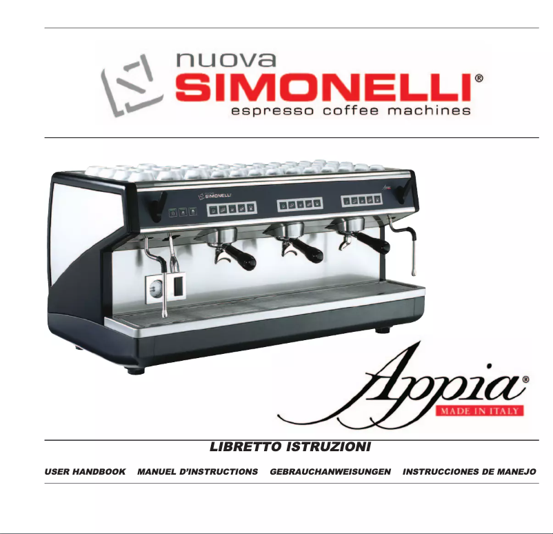 Page n°1 - Manuel utilisateur Nuova Simonelli Appia 2 Group
