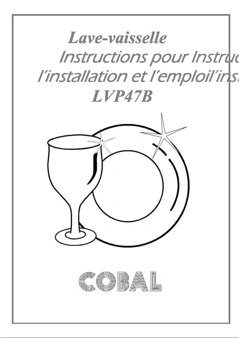 Image de la première page du manuel de l'appareil LVP47B