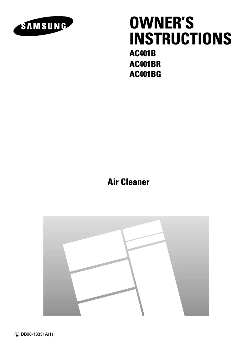 Image de la première page du manuel de l'appareil AC401BG