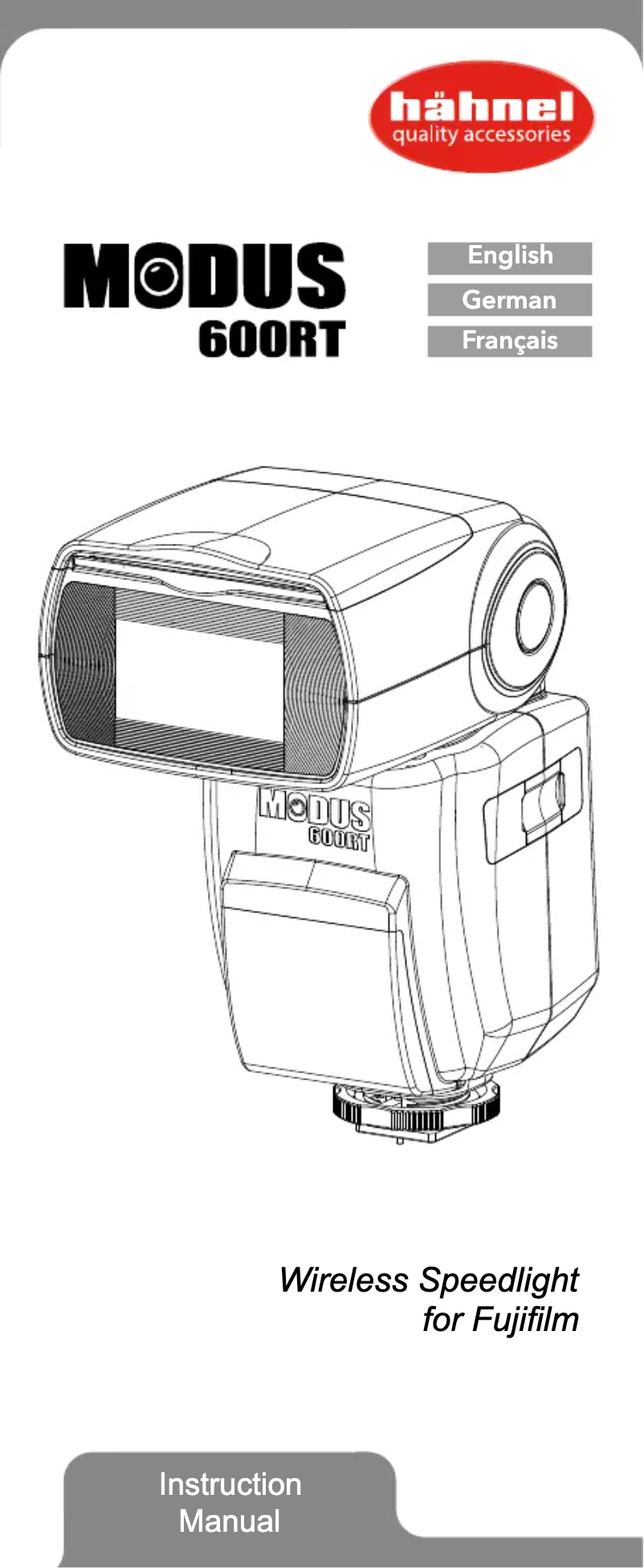 Image de la première page du manuel de l'appareil MODUS 600RT