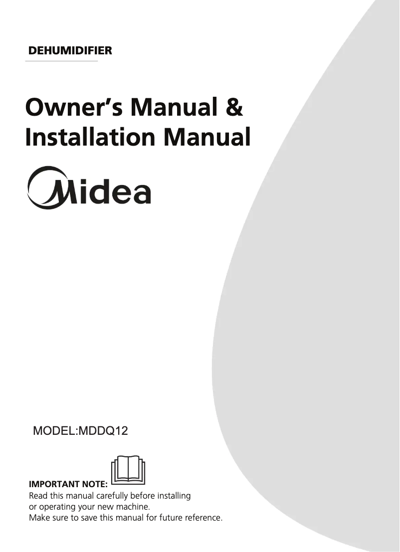 Imagen de la primera página del manual del dispositivo MDDQ12