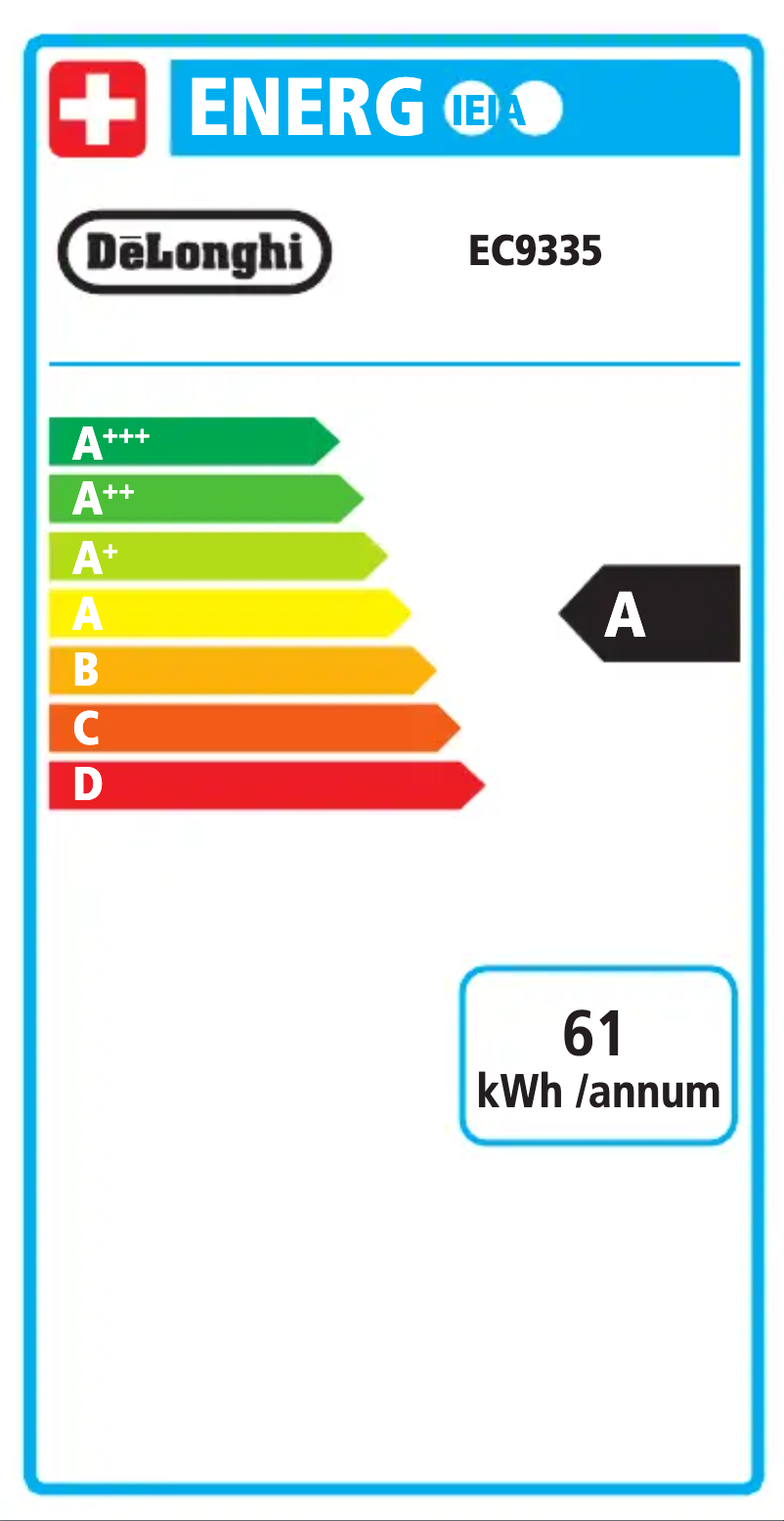 Image de la première page du manuel de l'appareil La Specialista Manual EC9335.M