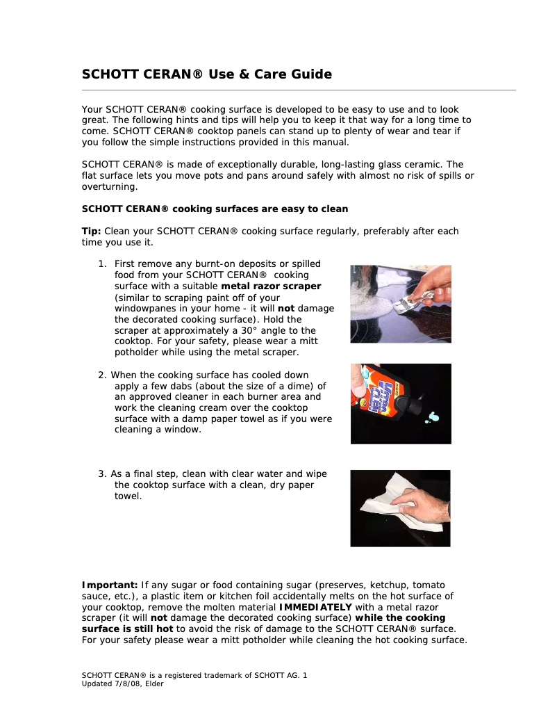 Page n°1 - Manuel utilisateur Summit SINCFS1