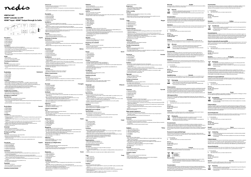 Image de la première page du manuel de l'appareil VREP3410AT