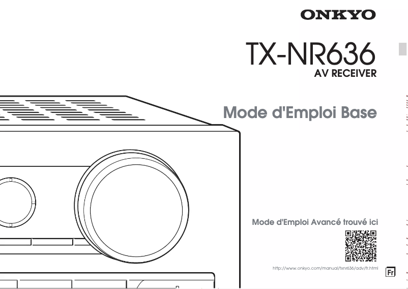 Image de la première page du manuel de l'appareil TX-NR636