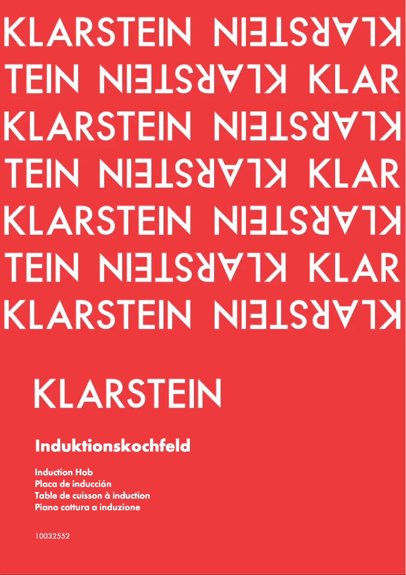 Page 1 de la notice Manuel utilisateur Klarstein 10032552