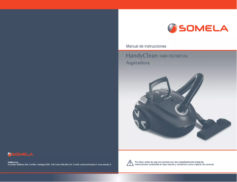 Image de la première page du manuel de l'appareil HandyClean 1400