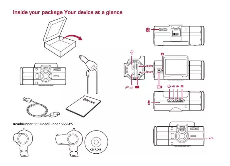 Page 1 de la notice Manuel utilisateur Prestigio RoadRunner 565GPS