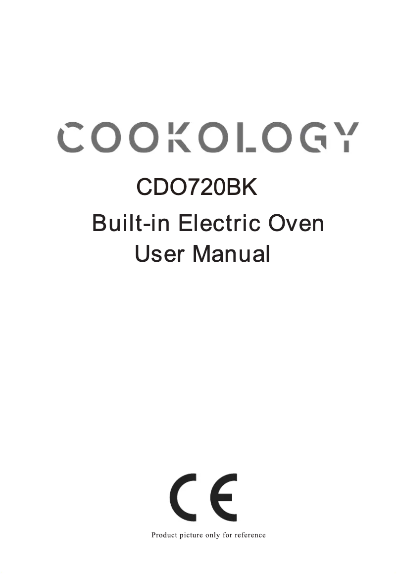 Image de la première page du manuel de l'appareil CDO720BK