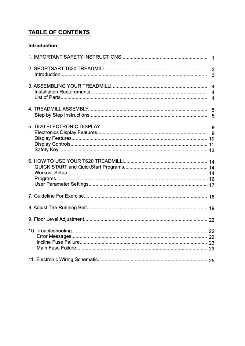 Image de la première page du manuel de l'appareil T620