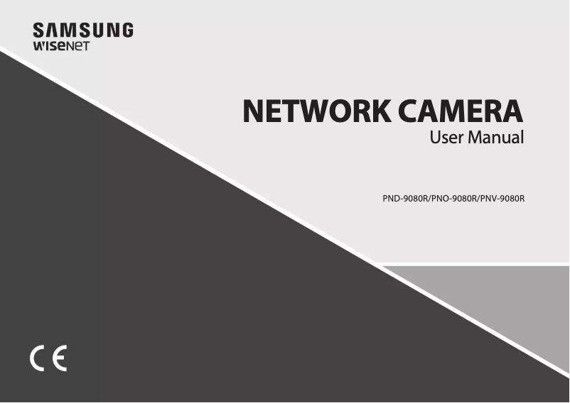 Page n°1 - Manuel utilisateur Wisenet PNO-9080R