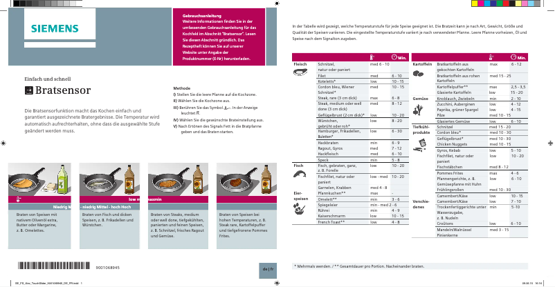 Image de la première page du manuel de l'appareil ED807FQ25E